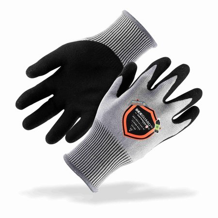 DEFENDER SAFETY A5 Cut Gloves, Cold Weather 13G Thermal Liner, Water Resistant, Level 4 Abrasion, Latex Coated , Size 2XL DXG-E33-608XXL